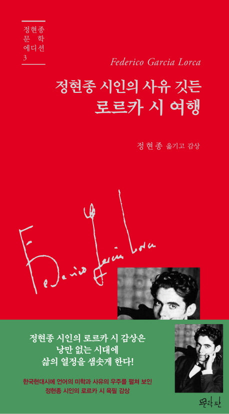 로르카 시 여행(정현종 시인의 사유 깃든)(정현종 문학 에디션 3)(양장본 Hardcover)