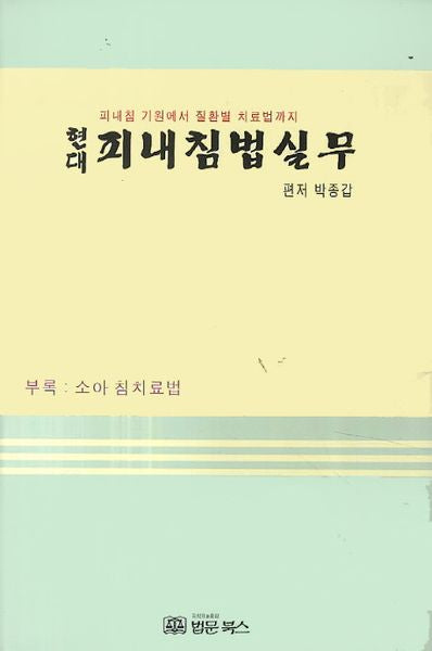 피내침법실무(현대)