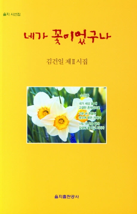 네가 꽃이었구나(을지 시선집)