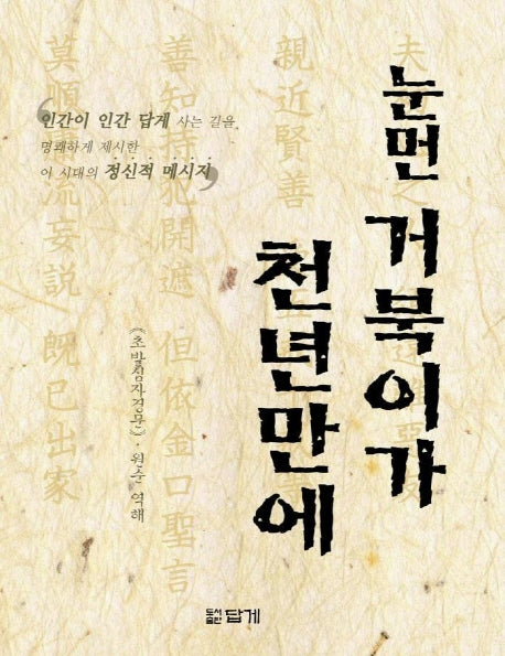 눈먼 거북이가 천년만에