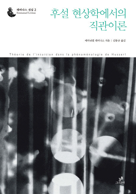 후설 현상학에서의 직관 이론(레비나스 선집 2)(양장본 HardCover)