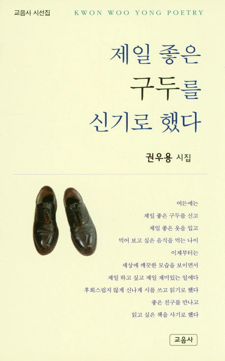 제일 좋은 구두를 신기로 했다(교음사 시선집)