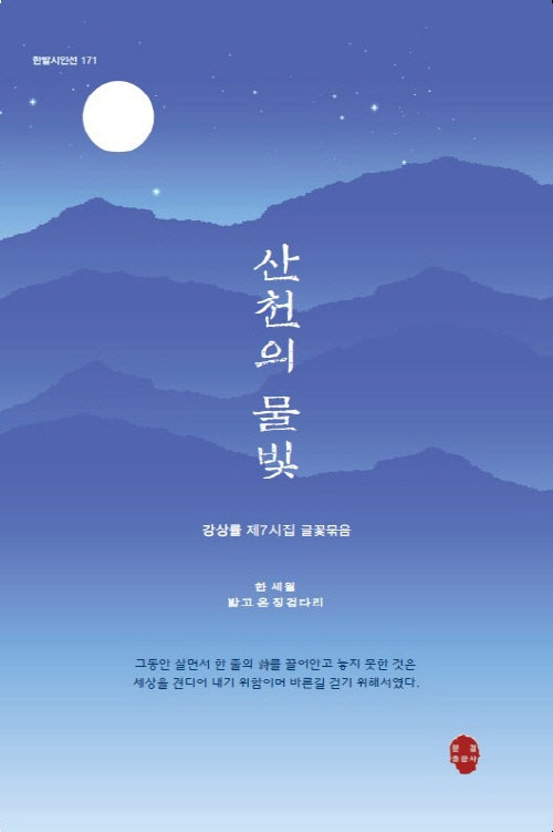 산천의 물빛(한밭시인선 171)