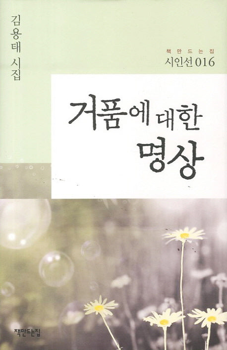 거품에 대한 명상(책만드는집 시인선 16)(양장본 HardCover)