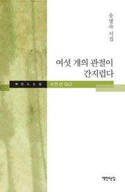 여섯 개의 관절이 간지럽다(책만드는집 시인선 43)