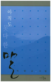 아직도 못다 한 말(문학세계대표작가선 784)