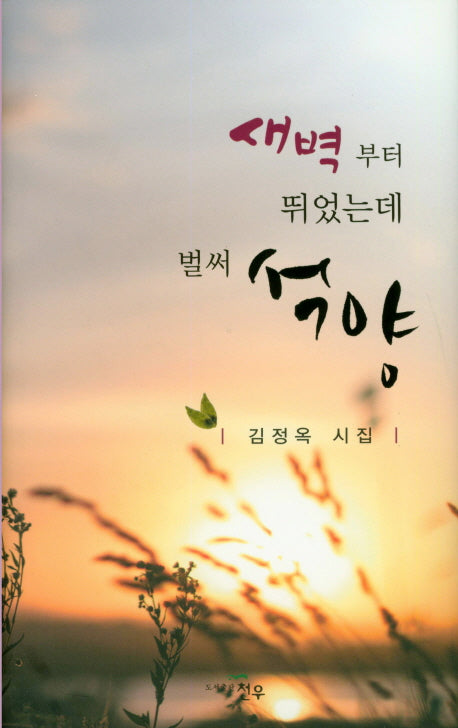 새벽부터 뛰었는데 벌써 석양