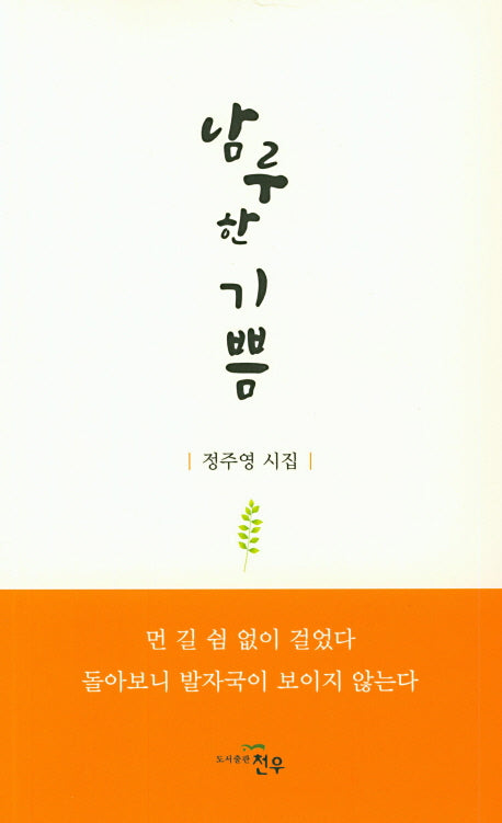 남루한 기쁨(문학세계대표작가선 884)