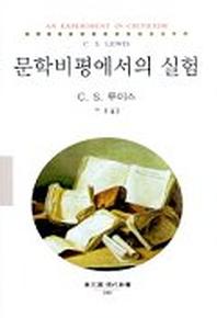 문학비평에서의 실험(동문선 현대신서 103)