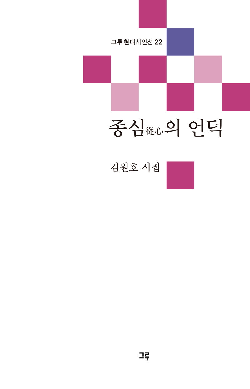 종심의 언덕(그루 현대시인선 22)