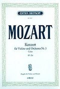 MOZART KONZERT FUR VIOLINE UND ORCHESTER NR.3 G-DUR KV 216