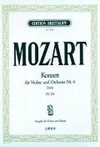 MOZART KONZERT FUR VIOLINE UND ORCHESTER NR.4 D-DUR KV 218
