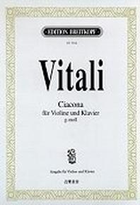 VITALI CIACONA FUR VIOLINE UND KLAVIER G-MOLL