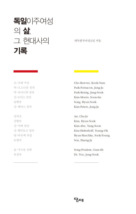 독일이주여성의 삶, 그 현대사의 기록