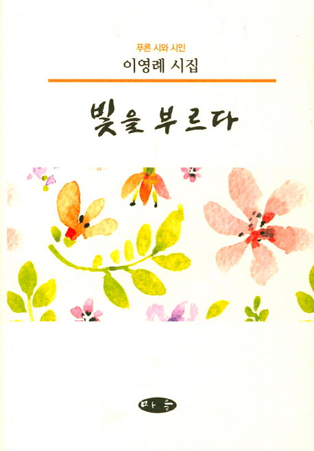 빛을 부르다(푸른 시와 시인)(양장본 HardCover)