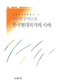 한국현대작가의 시야(조남현 문학론집)(한국현대문학총서 5)