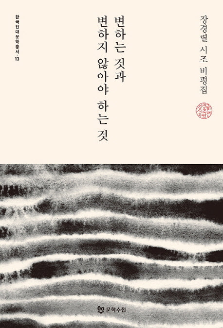 변하는 것과 변하지 않아야 하는 것(한국현대문학총서 13)