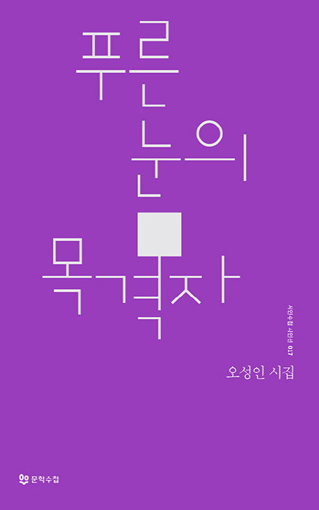푸른 눈의 목격자(시인수첩 시인선 17)