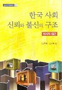 한국사회 신뢰와 불신의 구조(미시적접근)