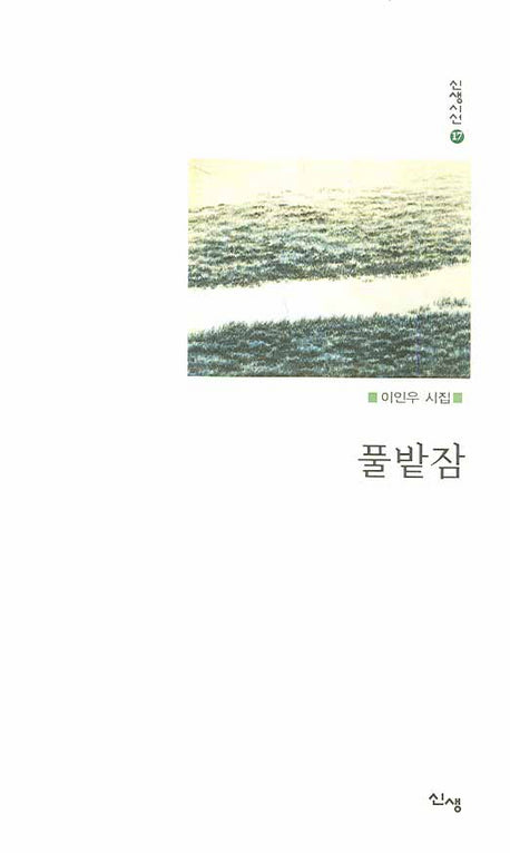 풀밭잠(신생시선 17)