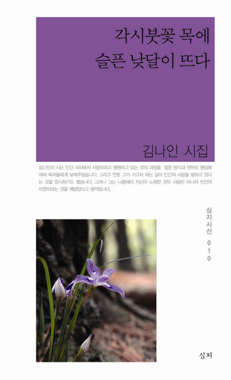 각시붓꽃 목에 슬픈 낮달이 뜨다(심지시선 10)