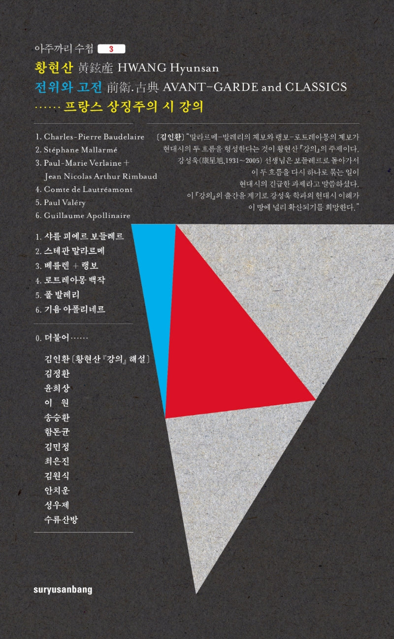황현산 전위와 고전(아주까리 수첩 3)