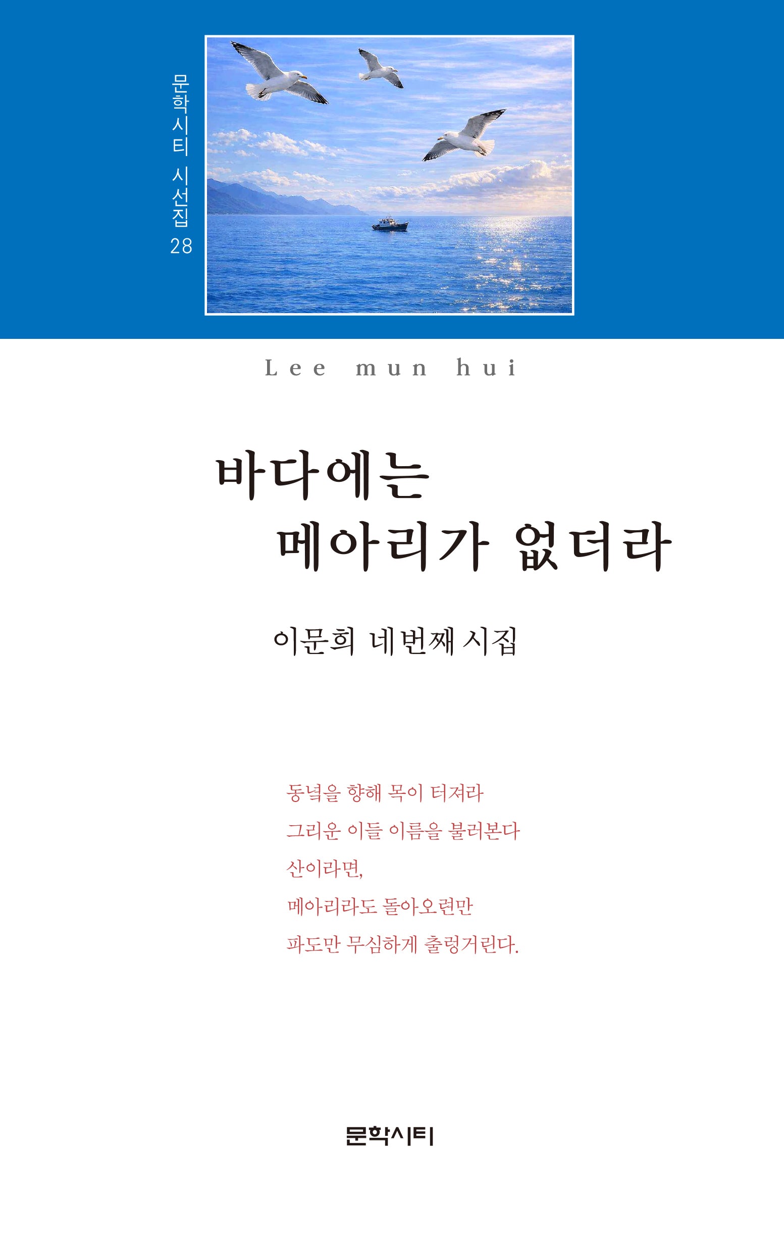 바다에는 메아리가 없더라(문학시티 시선집 28)
