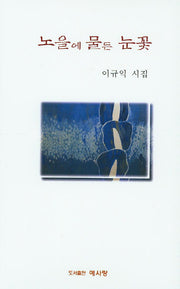 노을에 물든 눈꽃