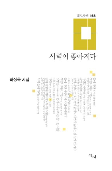 시력이 좋아지다(애지시선 88)(양장본 Hardcover)
