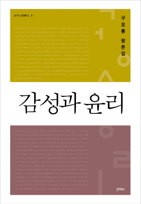 감성과 윤리(산지니 평론선 3)