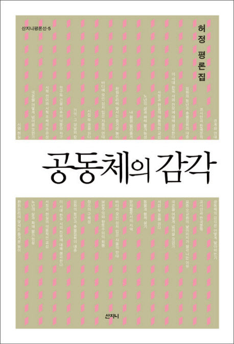 공동체의 감각(산지니평론선 5)