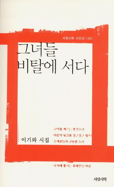 그녀들 비탈에 서다(서정시학 시인선 020)