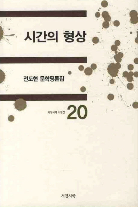 시간의 형상: 전도현 문학평론집(서정시학 비평선 20)(양장본 HardCover)