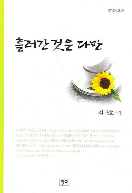 흘러간 것은 다만(청어시인선 17)