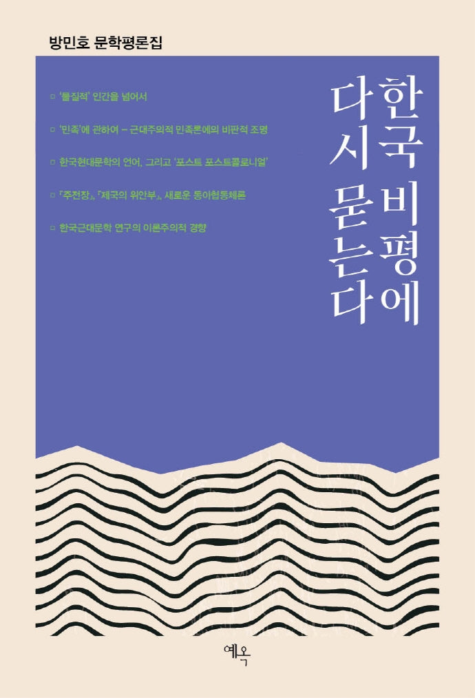 한국 비평에 다시 묻는다(양장본 Hardcover)