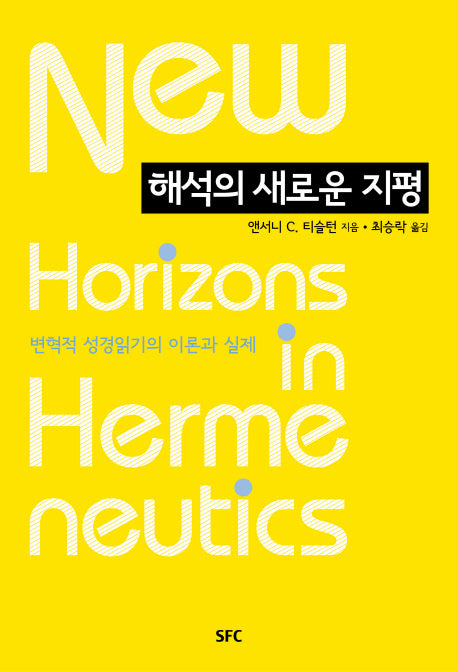 해석의 새로운 지평(양장본 Hardcover)