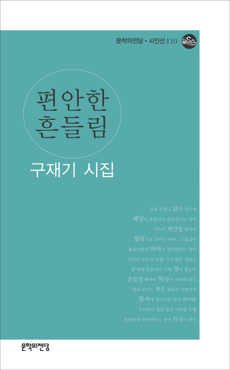 편안한 흔들림(문학의전당 시인선 110)
