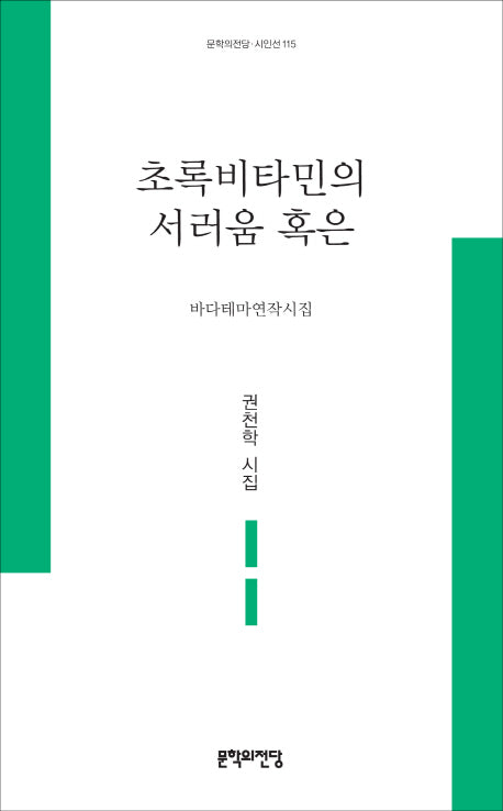 초록비타민의 서러움 혹은(문학의전당 시인선 115)