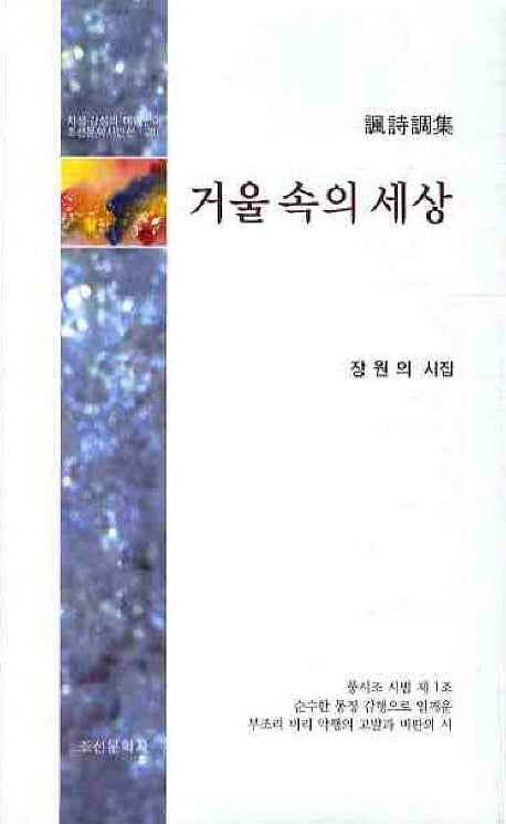 거울속의 세상(조선문학시인선 281)