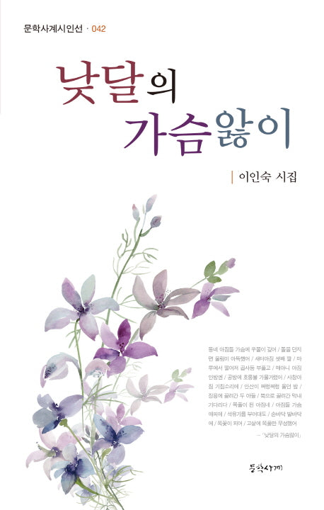 낮달의 가슴앓이(문학사계시인선 42)