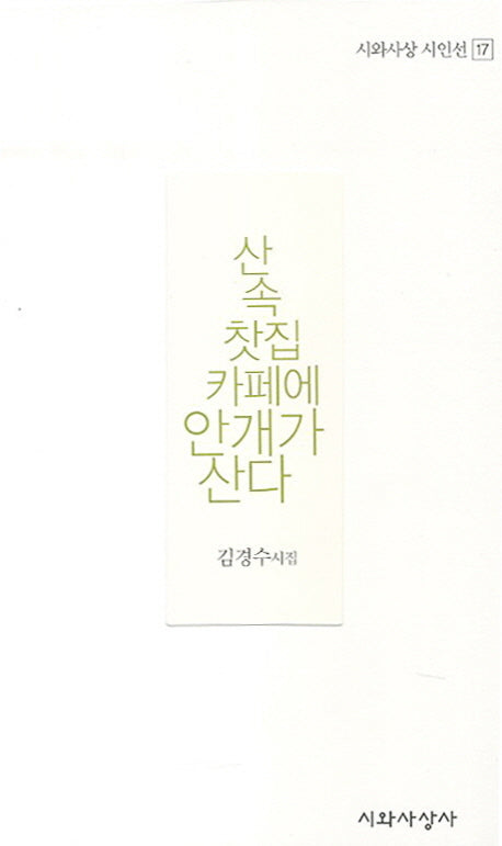 산속 찻집 카페에 안개가 산다(시와사상 시인선 17)