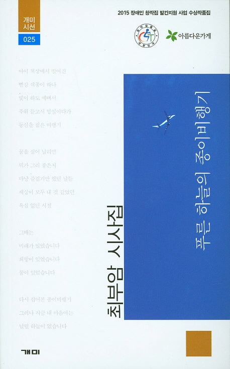 푸른 하늘의 종이비행기(개미시선 25)