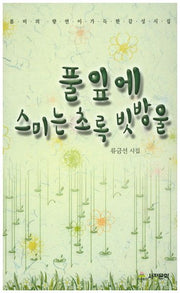 풀잎에 스미는 초록 빗방울