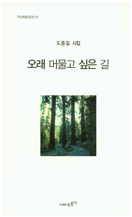 오래 머물고 싶은 길(두손푸름시인선 75)