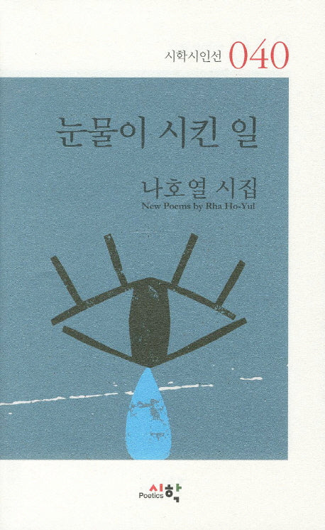 눈물이 시킨 일(시학시인선 40)