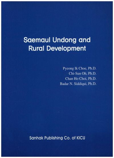Saemaul Undong and Rural Development