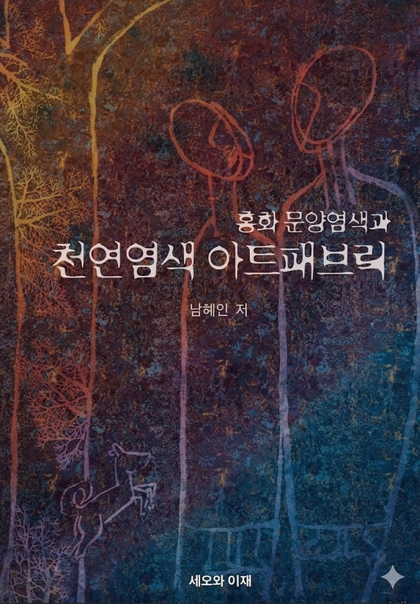 홍화 문양염색과 천연염색 아트패브릭