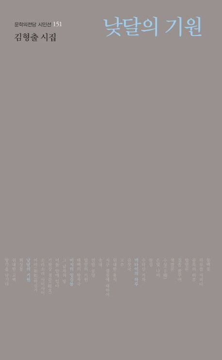 낮달의 기원(문학의전당 시인선 151)