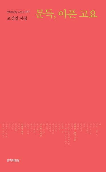 문득 아픈 고요(문학의전당 시인선 157)