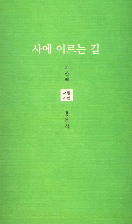 사에 이르는 길(시산맥 서정시선 029)